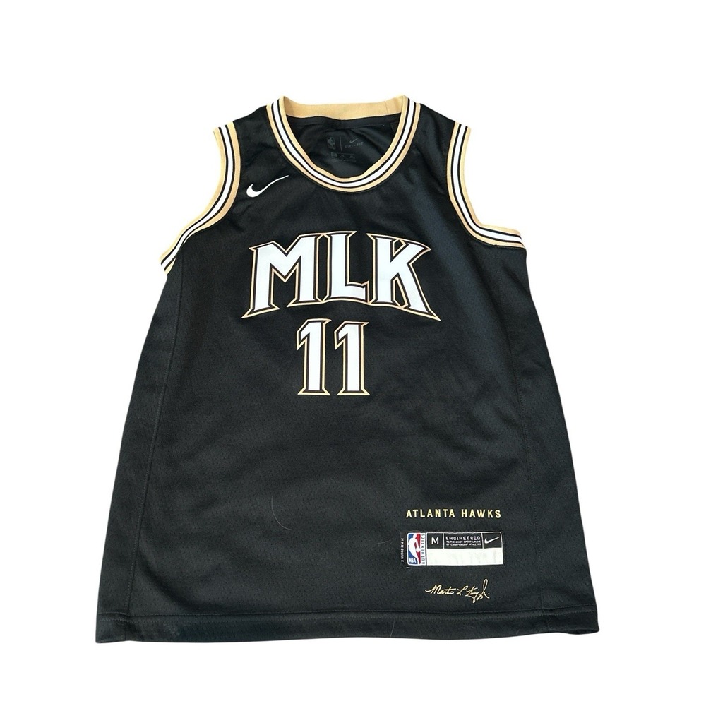 Trae Young Atlanta Hawks Nike City Edition Swingman Jersey‎ Men's NBA #11 MLK M